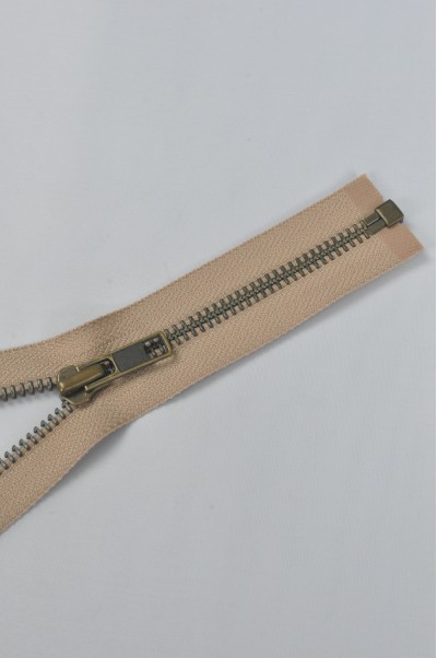 ZIP090 5號拉鏈 開尾單頭拉鏈  青古銅金屬拉鏈  不設單獨拉鍊訂購 細節-1